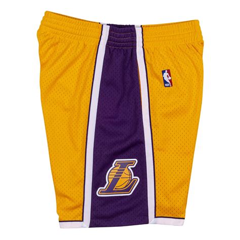 mitchell and ness shorts lakers|mitchell and ness swingman shorts.